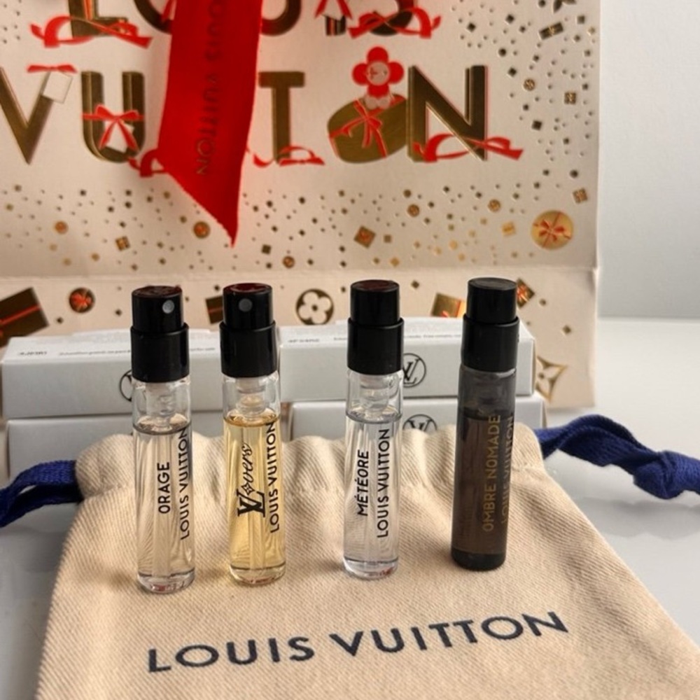 Louis Vuitton perfume bundle samples authentic samples in box.